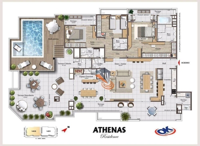 Cobertura, 3 quartos, 346 m² - Foto 1