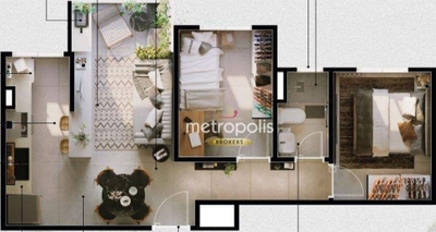 Apartamento, 2 quartos, 42 m² - Foto 2