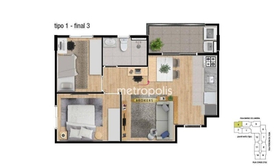 Apartamento, 2 quartos, 47 m² - Foto 4