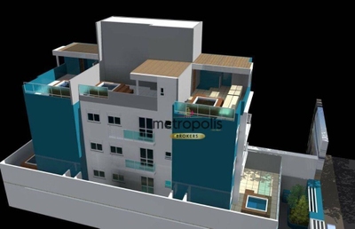 Cobertura, 2 quartos, 59 m² - Foto 1