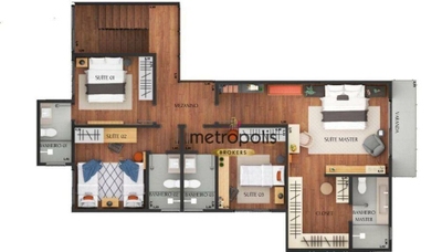 Casa de Condomínio, 4 quartos - Foto 3