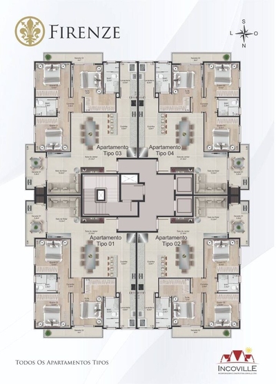 Flat/Apart Hotel, 3 quartos - Foto 1