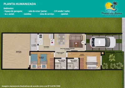 Casa, 2 quartos - Foto 4