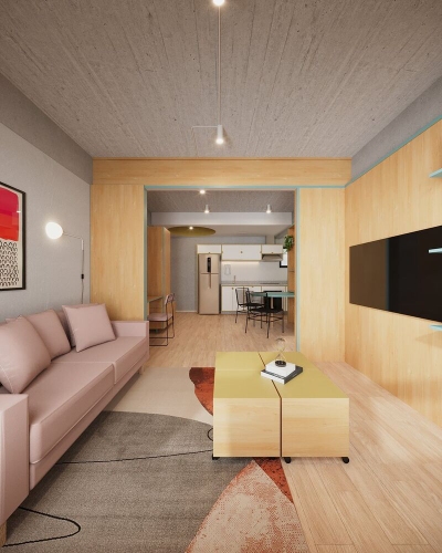 Apartamento, 1 quarto, 30 m² - Foto 2