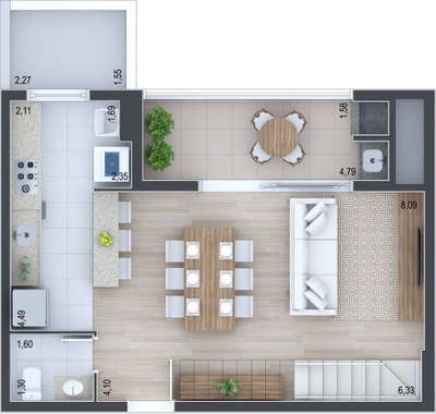Apartamento, 2 quartos, 78 m² - Foto 5