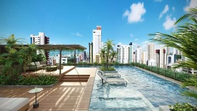 Flat/Apart Hotel, 2 quartos, 78 m² - Foto 1