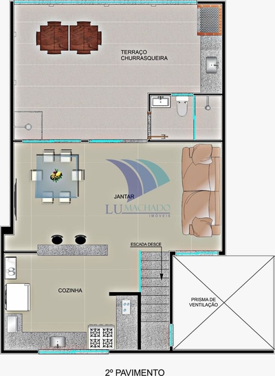 Cobertura, 3 quartos, 140 m² - Foto 1