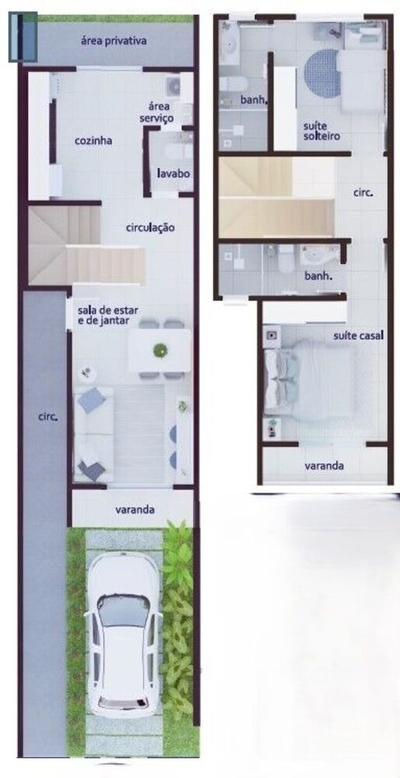 Casa, 2 quartos, 73 m² - Foto 3