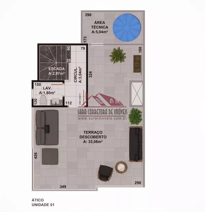 Sobrado, 3 quartos, 103 m² - Foto 3