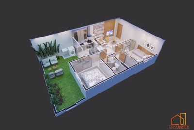 Apartamento, 2 quartos, 48 m² - Foto 3