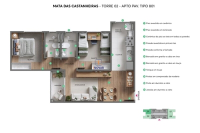 Apartamento, 2 quartos - Foto 4