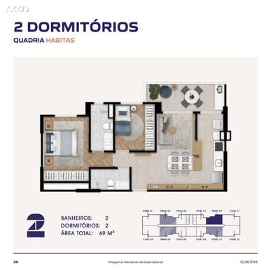 Apartamento, 1 quarto, 45 m² - Foto 4