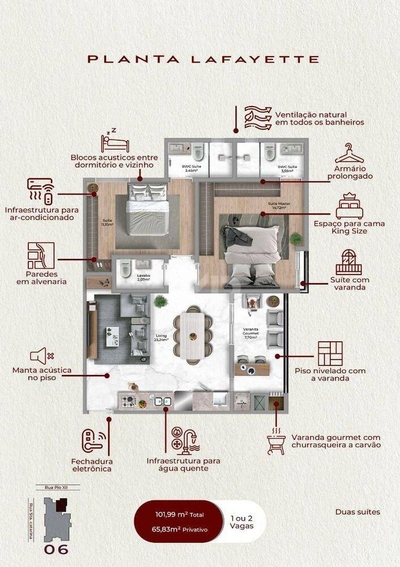 Apartamento, 2 quartos, 112 m² - Foto 2
