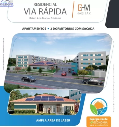 Apartamento, 2 quartos, 46 m² - Foto 1