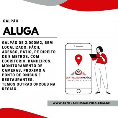 Depósito-Galpão, 2000 m² - Foto 1