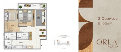 Apartamento, 1 quarto, 33 m² - Foto 3