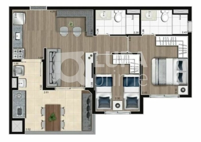 Apartamento, 2 quartos, 56 m² - Foto 5