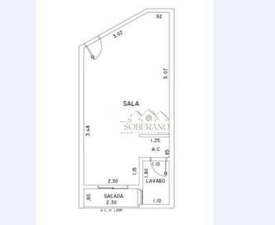 Sala-Conjunto, 30 m² - Foto 5