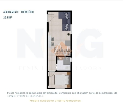 Apartamento, 1 quarto, 25 m² - Foto 3