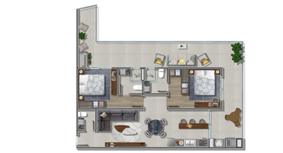 Apartamento, 2 quartos, 95 m² - Foto 5