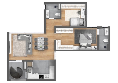 Cobertura, 2 quartos, 112 m² - Foto 1