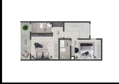 Casa de Condomínio, 2 quartos - Foto 5