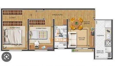 Apartamento, 2 quartos, 47 m² - Foto 4