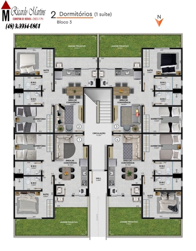Apartamento, 3 quartos, 62 m² - Foto 1