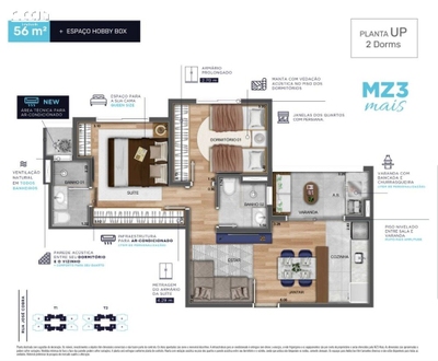 Apartamento, 3 quartos, 71 m² - Foto 3