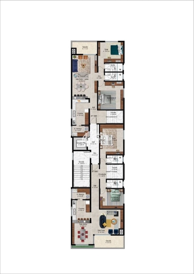 Cobertura, 3 quartos, 178 m² - Foto 2