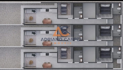 Casa, 2 quartos, 60 m² - Foto 4