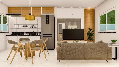 Casa, 2 quartos, 61 m² - Foto 2