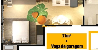 Apartamento, 1 quarto, 25 m² - Foto 3