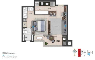 Kitnet-Studio, 45 m² - Foto 5