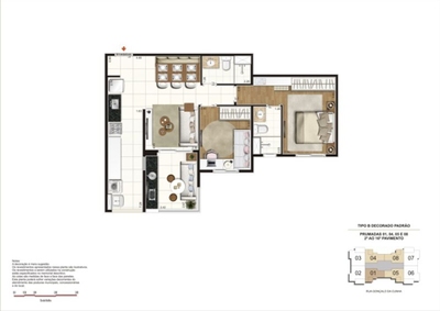 Apartamento, 2 quartos, 64 m² - Foto 1