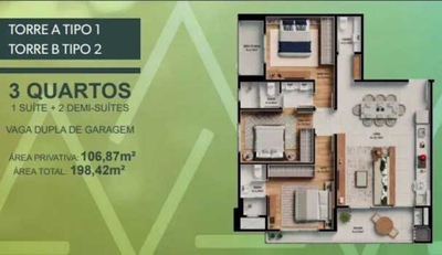Apartamento, 3 quartos - Foto 4