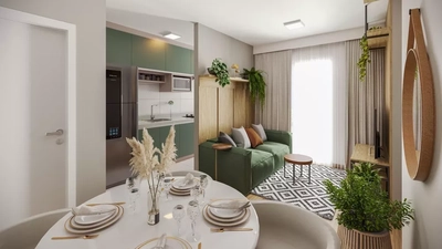 Apartamento, 2 quartos, 52 m² - Foto 1