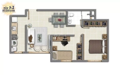 Apartamento, 2 quartos, 58 m² - Foto 4