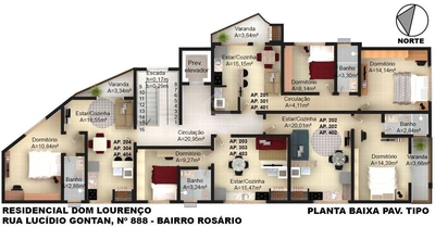 Apartamento, 1 quarto, 48 m² - Foto 3