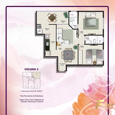 Apartamento, 3 quartos, 89 m² - Foto 2