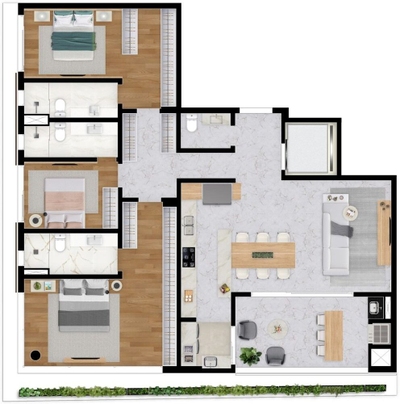 Cobertura, 4 quartos, 306 m² - Foto 4