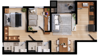 Apartamento, 3 quartos, 86 m² - Foto 4