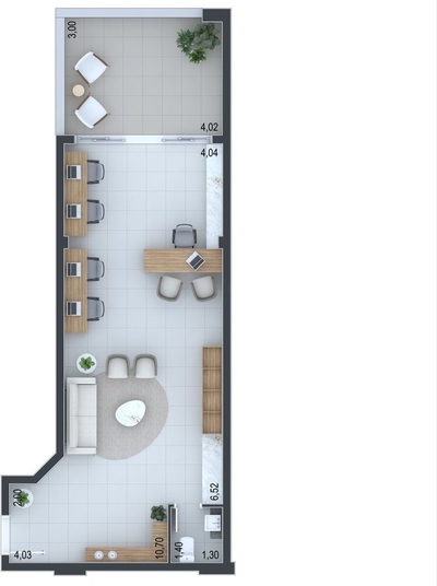 Sala-Conjunto, 64 m² - Foto 3