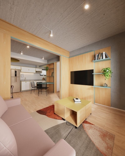 Apartamento, 2 quartos, 42 m² - Foto 1