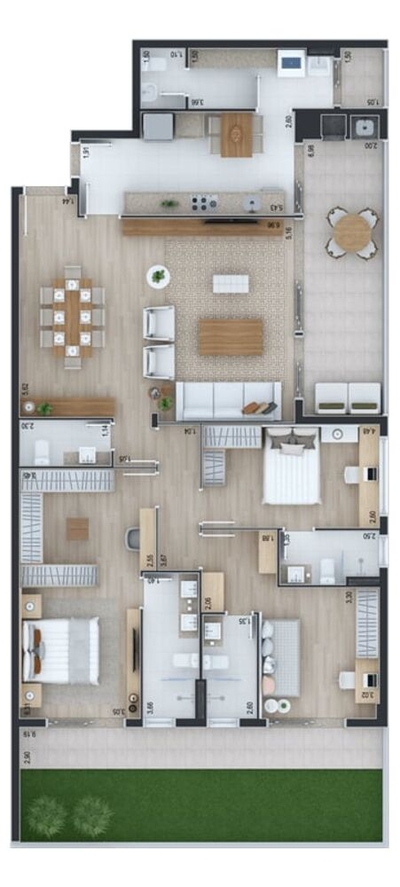 Cobertura, 3 quartos, 300 m² - Foto 3