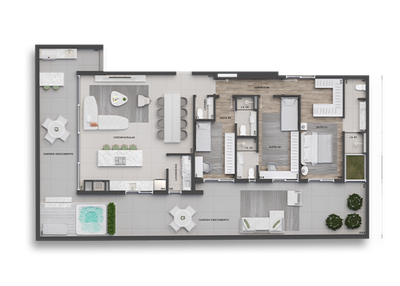 Cobertura, 3 quartos, 183 m² - Foto 4