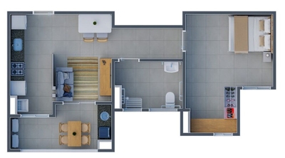 Apartamento, 2 quartos, 57 m² - Foto 4