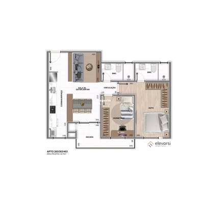 Apartamento, 2 quartos, 96 m² - Foto 3