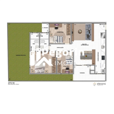 Apartamento, 2 quartos, 62 m² - Foto 1