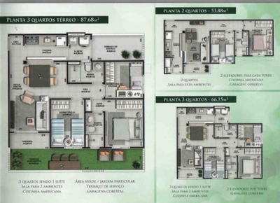 Apartamento, 3 quartos, 66 m² - Foto 1